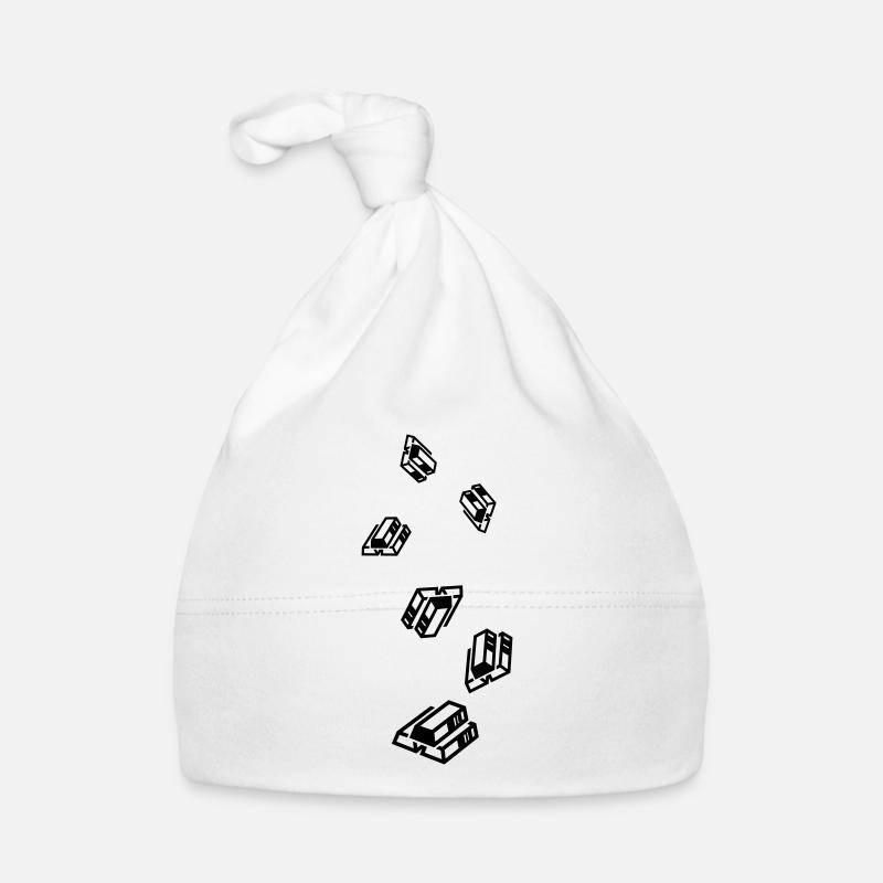 Icône Silhouette dorée Bonnet bio Bébé