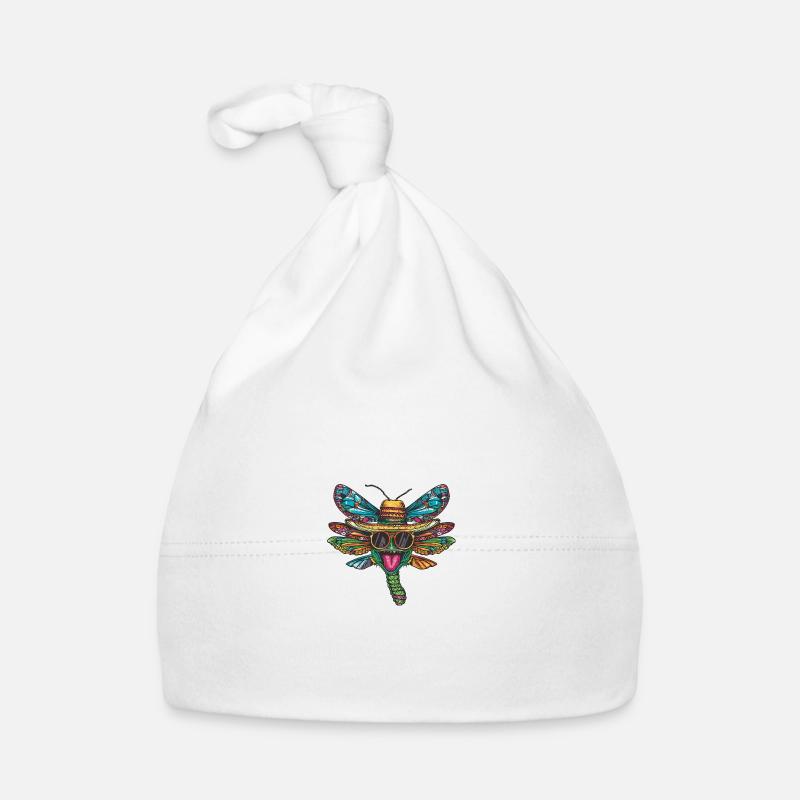 Libellule Drôle Sombrero Bonnet bio Bébé