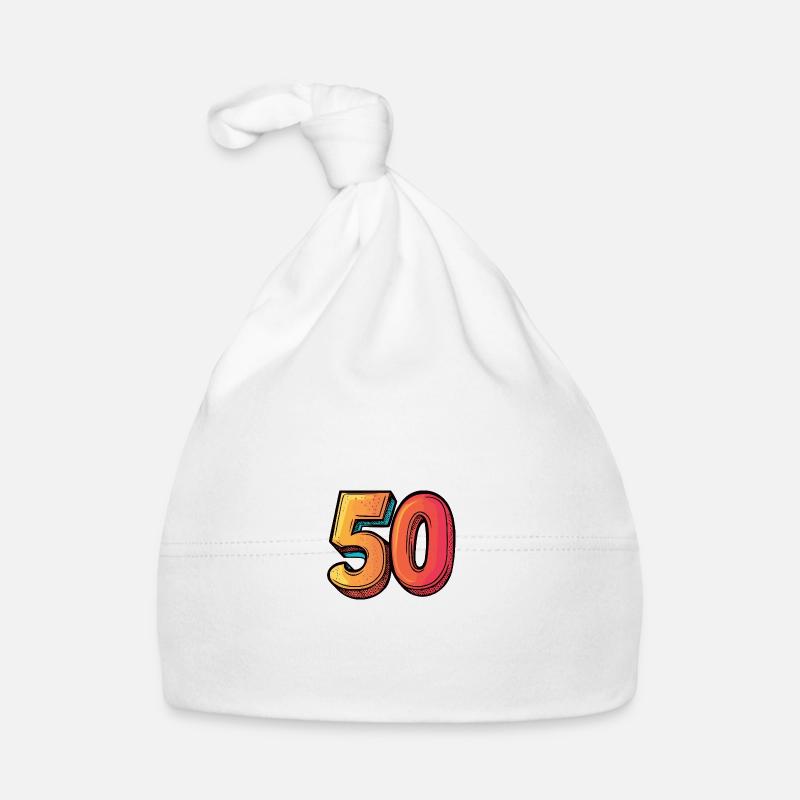 50 Zahl symbol Baby Bio-Mütze
