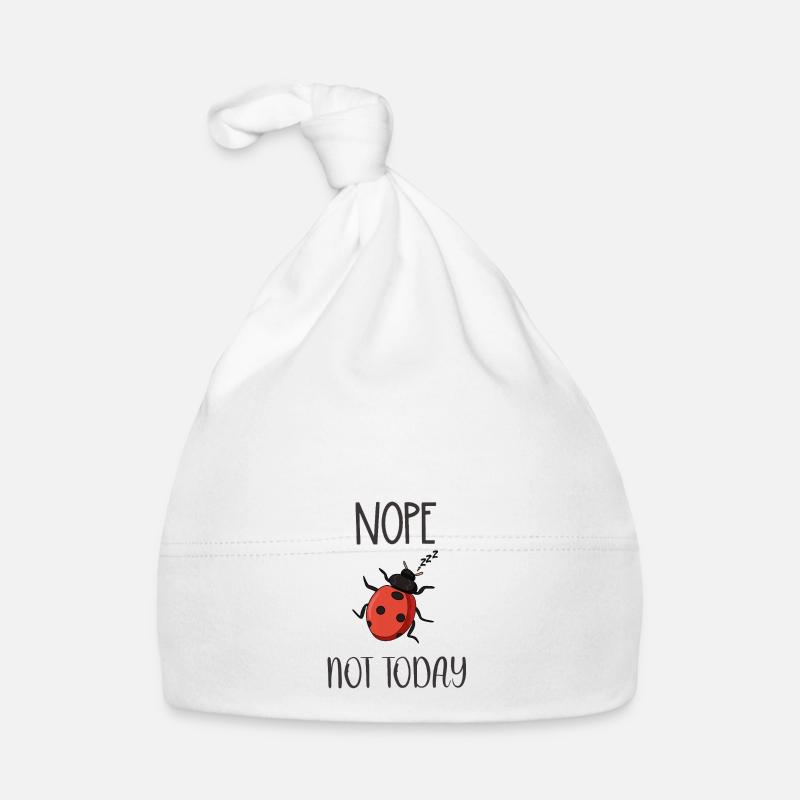 Nope not today Ladybird Organic Baby Cap
