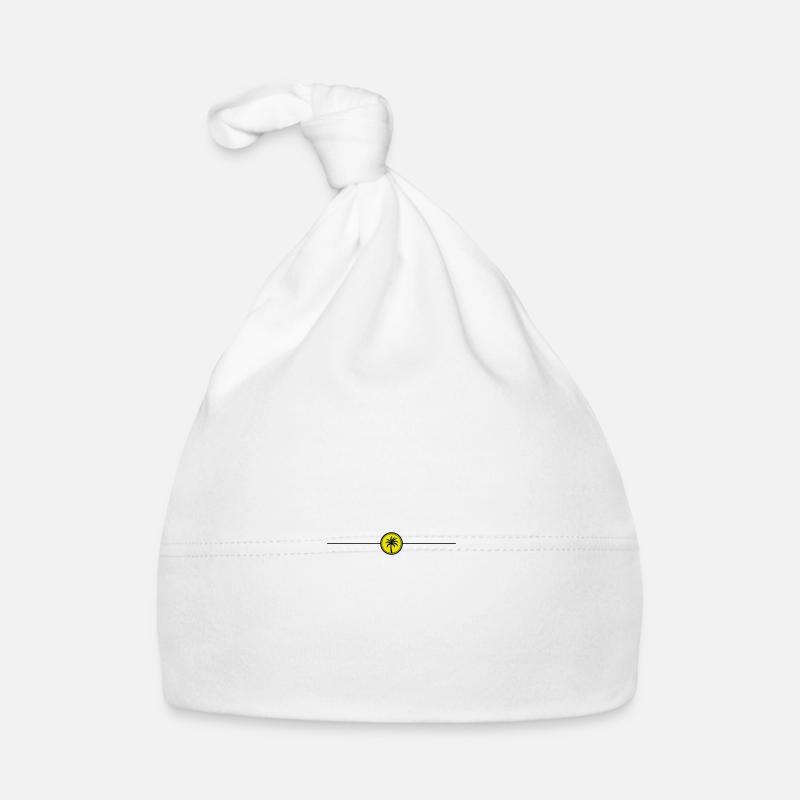 Icône de la ligne de palmier Bonnet bio Bébé