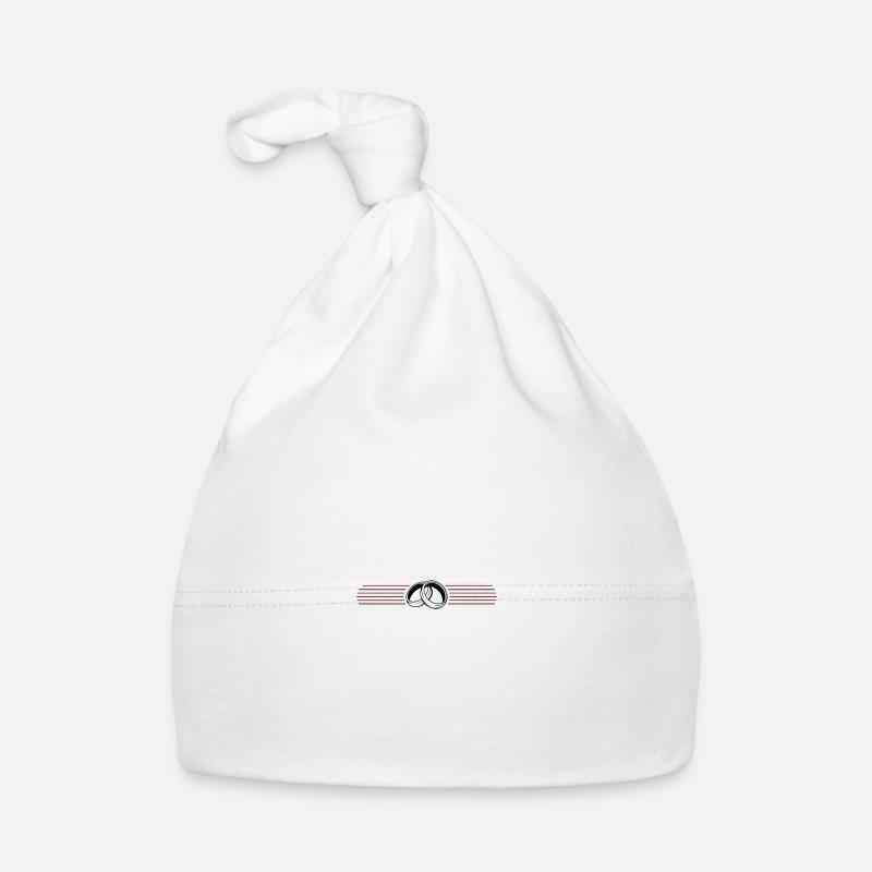 Eheringe Symbol Hochzeit Baby Bio-Mütze