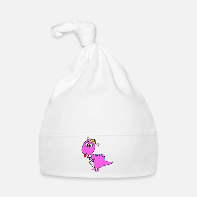 Dino Mädchen Baby Bio-Mütze