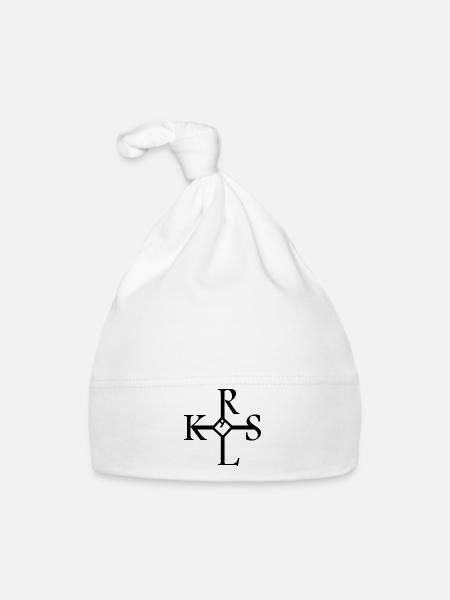 Signature Charlemagne - Organic Baby Cap - white - Front
