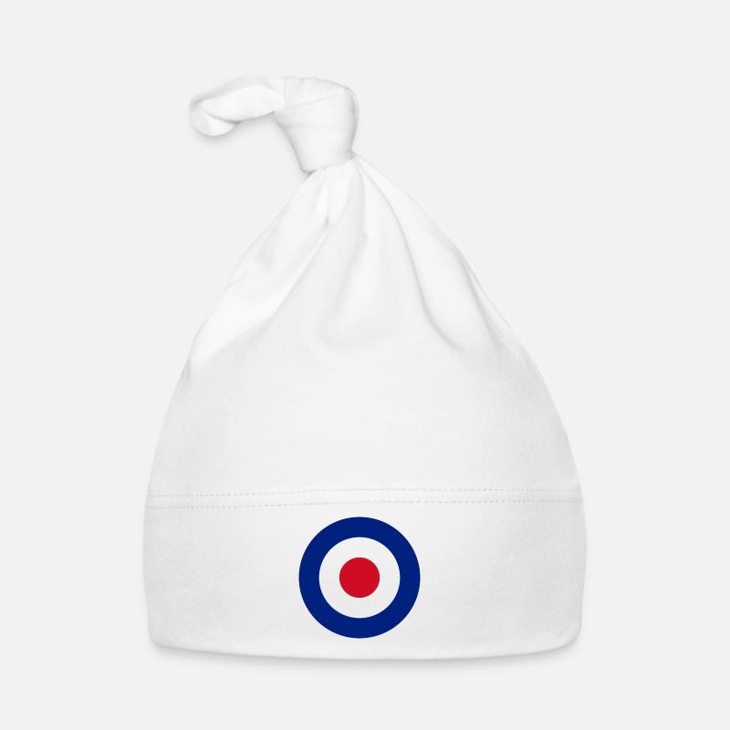 Cible de mod - Logo Randall - Bonnet bio Bébé - blanc