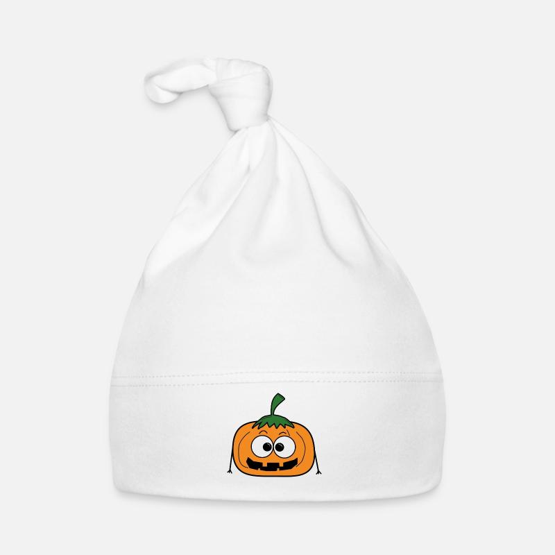 Pumpkin Halloween Organic Baby Cap