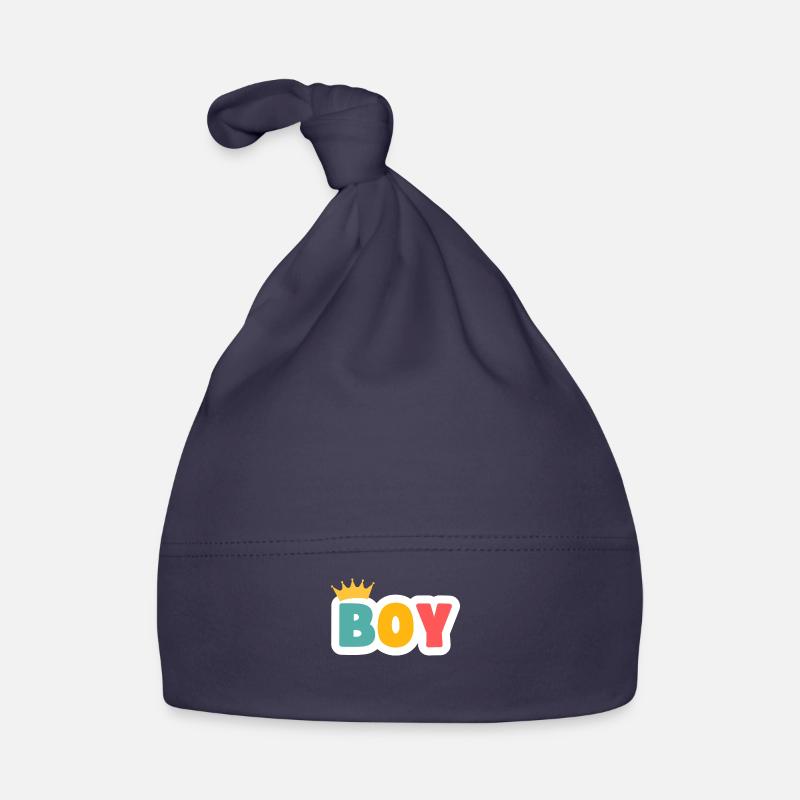 Boy! Personalisierbar Baby Bio-Mütze
