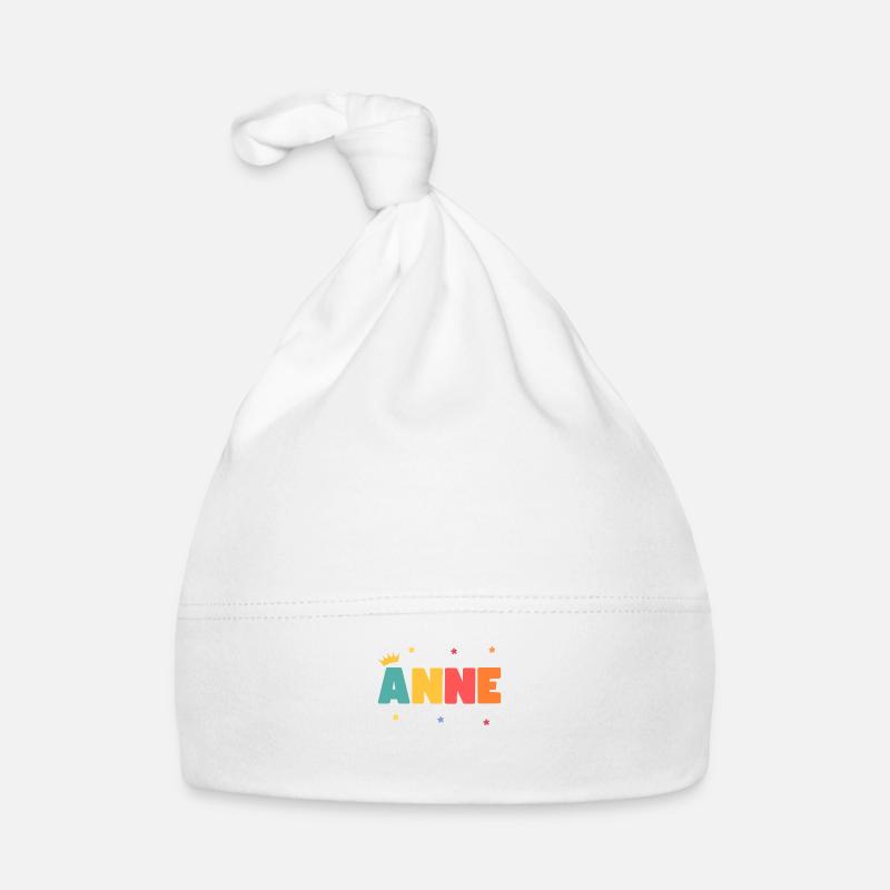 Anne! Personnalisable Bonnet bio Bébé