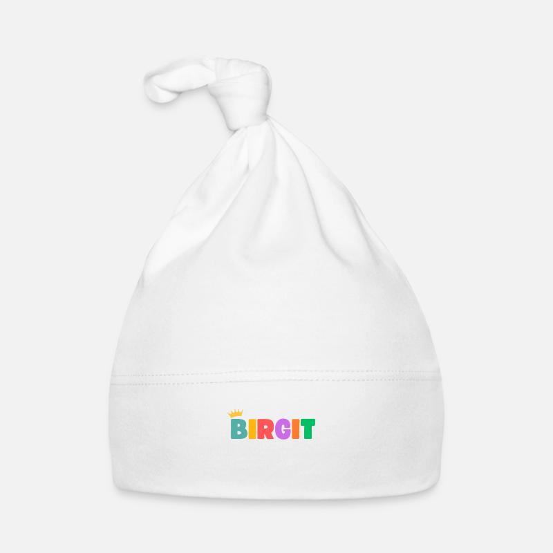 Birgit! Personnalisable Bonnet bio Bébé