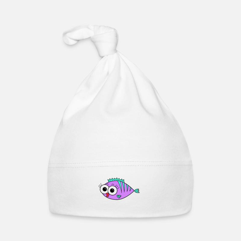 Poisson violet Bonnet bio Bébé