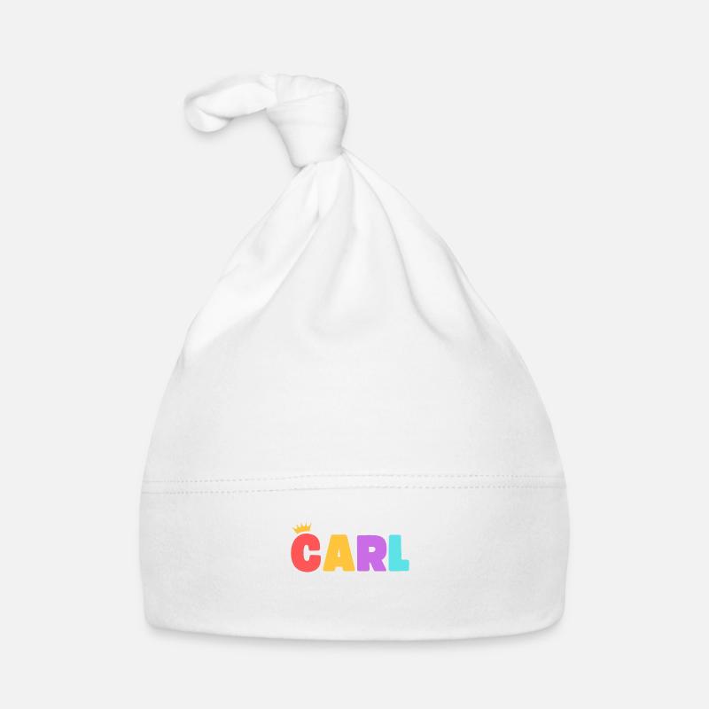 Carl! Personalisierbar Baby Bio-Mütze