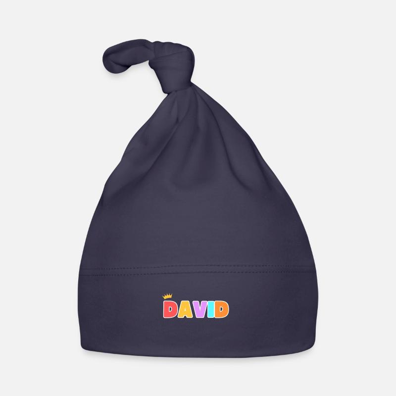 David! Personalisierbar Baby Bio-Mütze