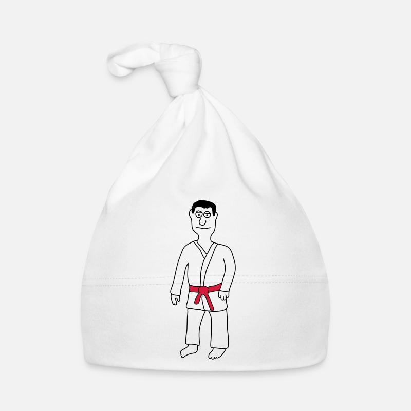 Judo - Bonnet bio Bébé - blanc