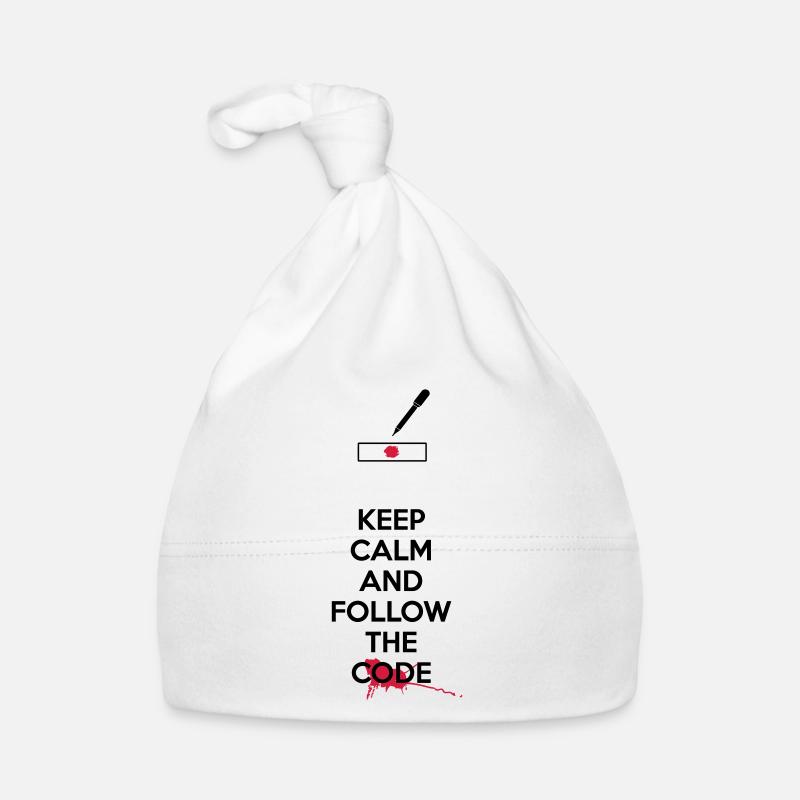 Dexter - Keep Calm And Follow The Black Code Organic Baby Cap