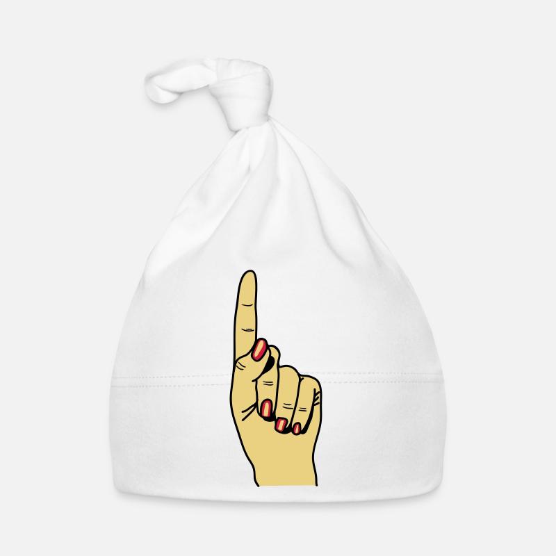 zeigefinger Baby Bio-Mütze