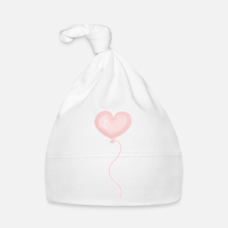 Luftballon herz Baby Bio-Mütze