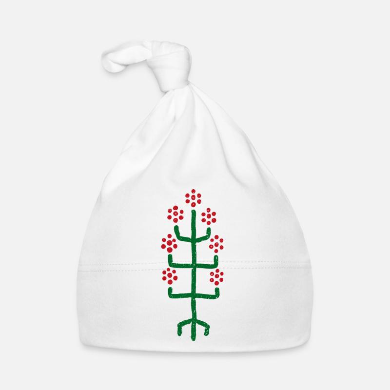 Blume Minimal Baby Bio-Mütze