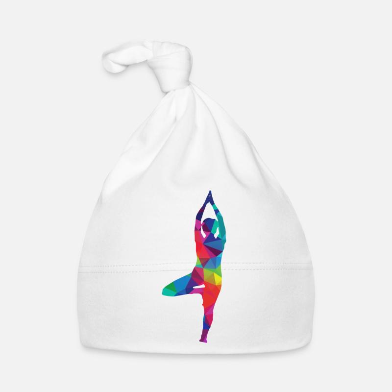 Yoga Pilates - Bonnet bio Bébé - blanc