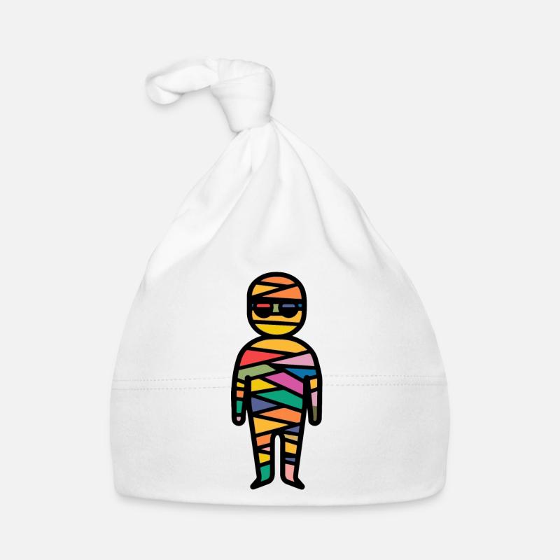 Mumie Halloween Comic Baby Bio-Mütze