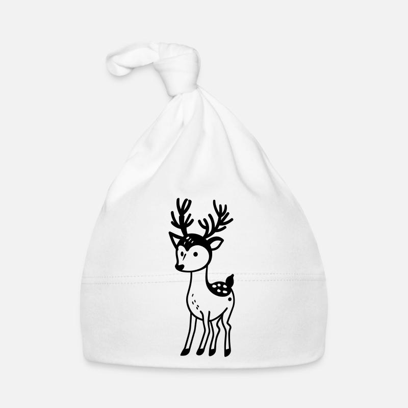 Deer Organic Baby Cap