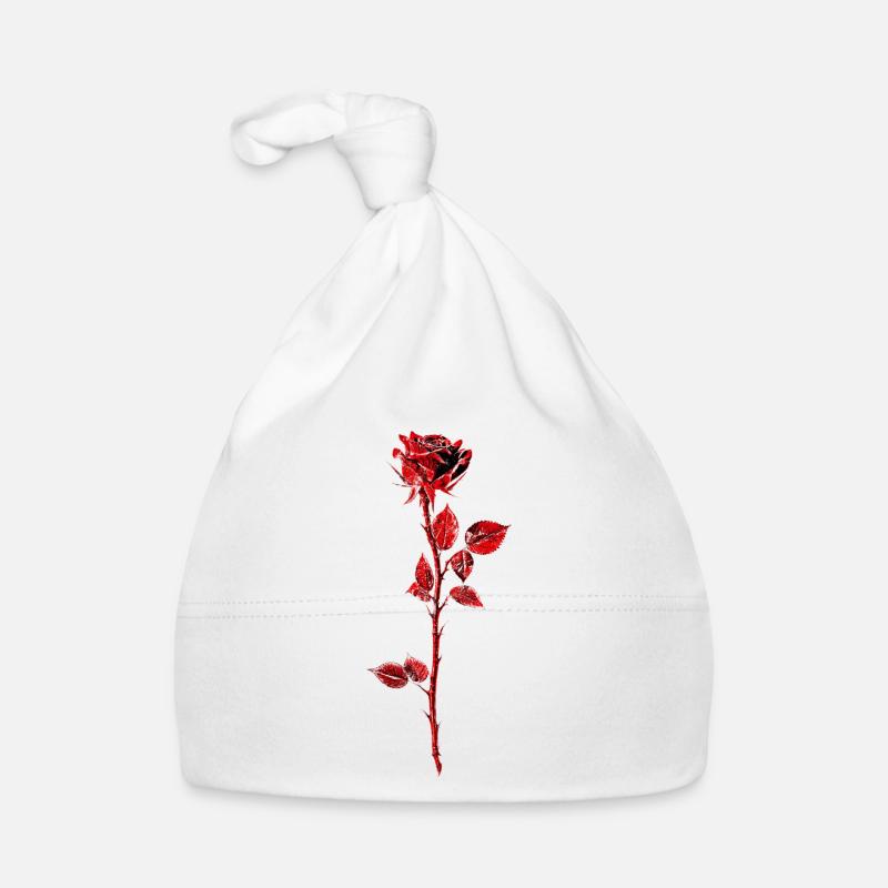 Illustration d’anémone rose pourpre Bonnet bio Bébé