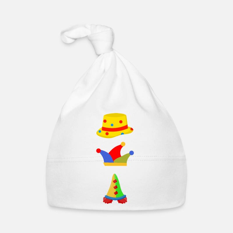Fou coloré dans le fragment Bonnet bio Bébé