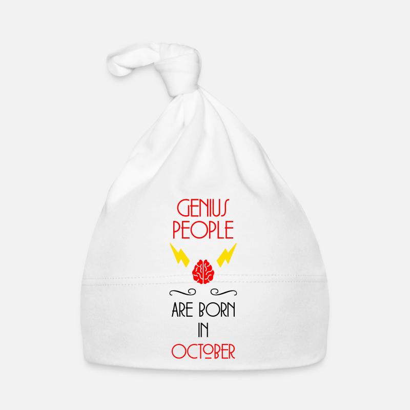 Génie né Octobre Cadeau Bébé Bonnet bio Bébé