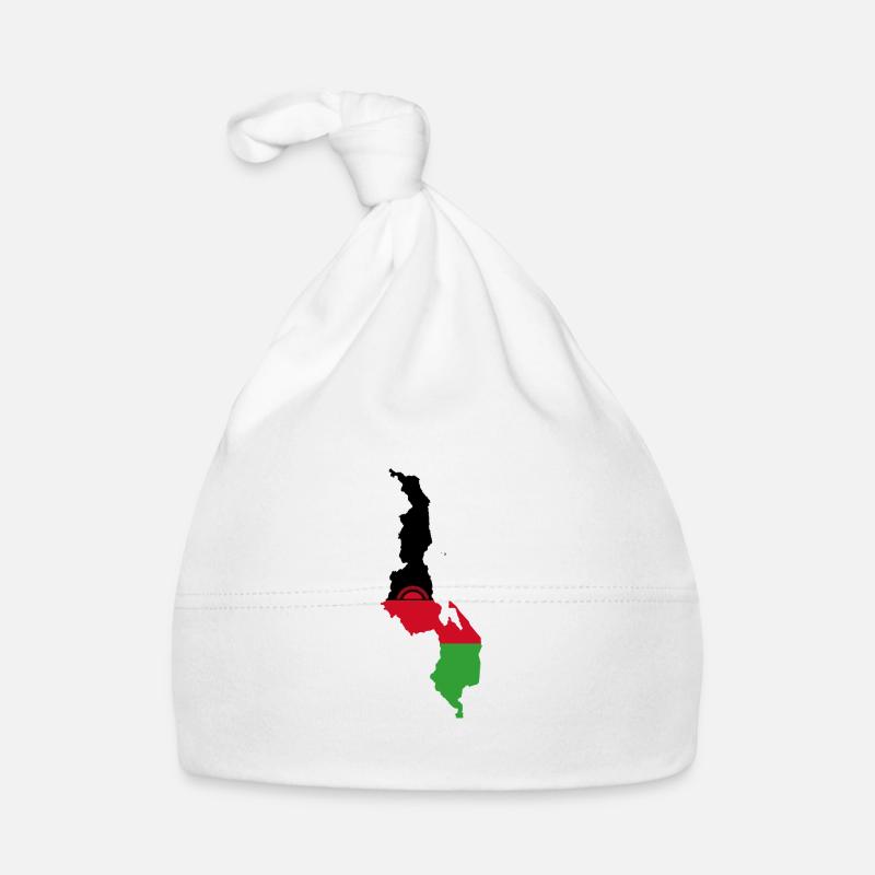 Malawi map flag flag Organic Baby Cap