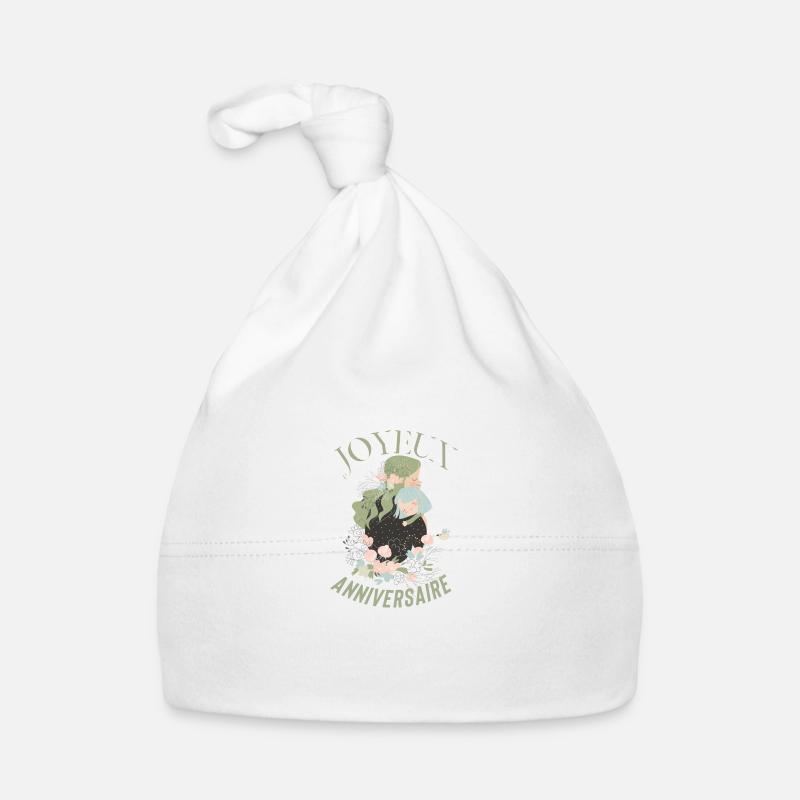 Joyeux anniversaire maman Bonnet bio Bébé