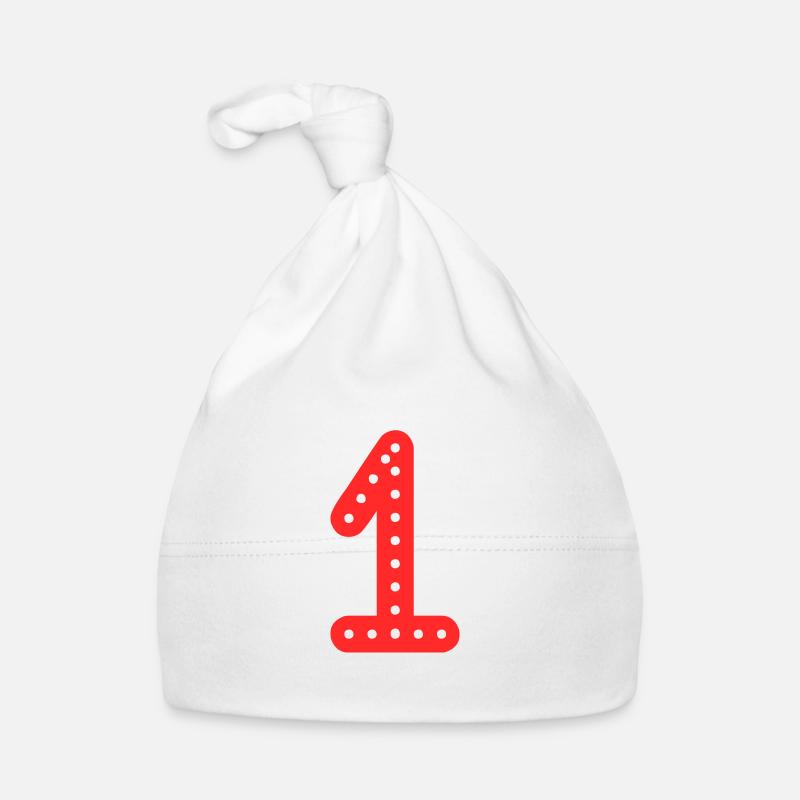 1. 1 AN. 1er ANNIVERSAIRE. ANNIVERSAIRE 1 AN Bonnet bio Bébé
