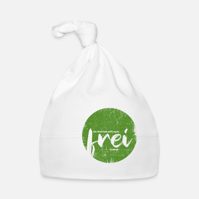 Jesus Christus Die Wahrheit wird euch frei machen Baby Bio-Mütze