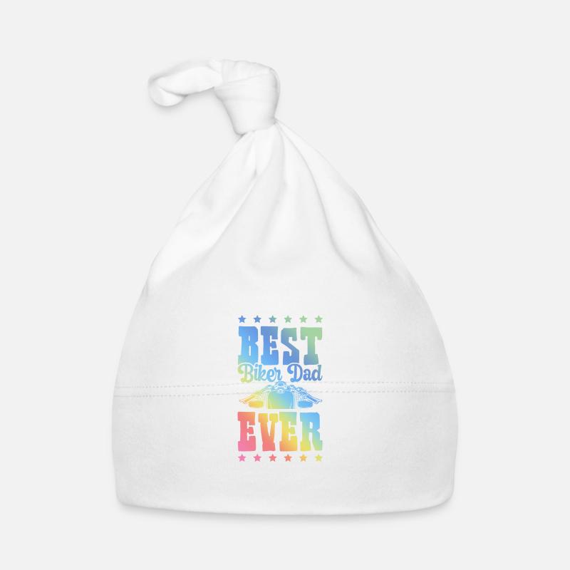 Biker Dad Spruch Papa Baby Bio-Mütze