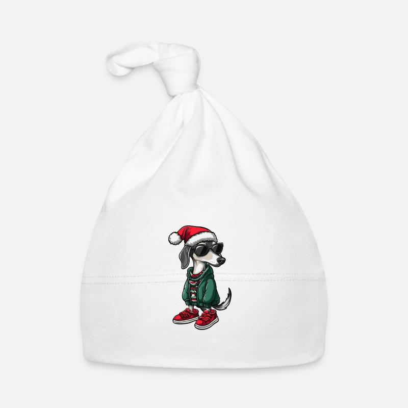 Greyhound Chien Noël Noël Bonnet bio Bébé
