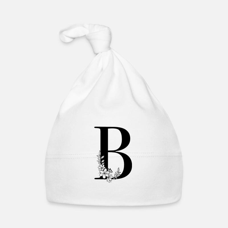 Lettre B Bonnet bio Bébé