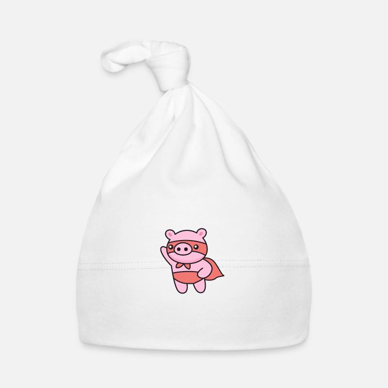 Schweinchen Held Baby Bio-Mütze