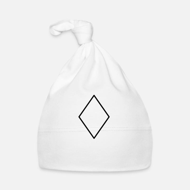 Mathematik Symbol - Raute Baby Bio-Mütze