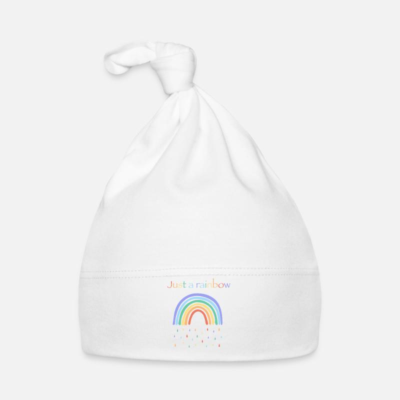 Einfach Regenbogen Baby Bio-Mütze