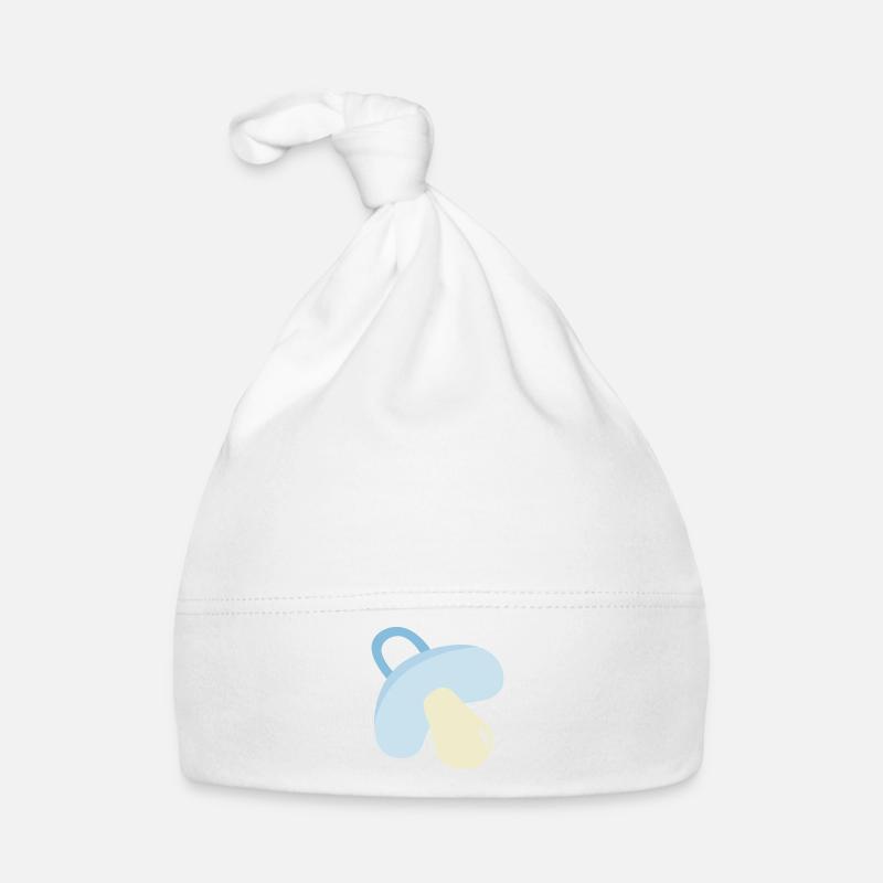Schnuller Blau Baby Bio-Mütze