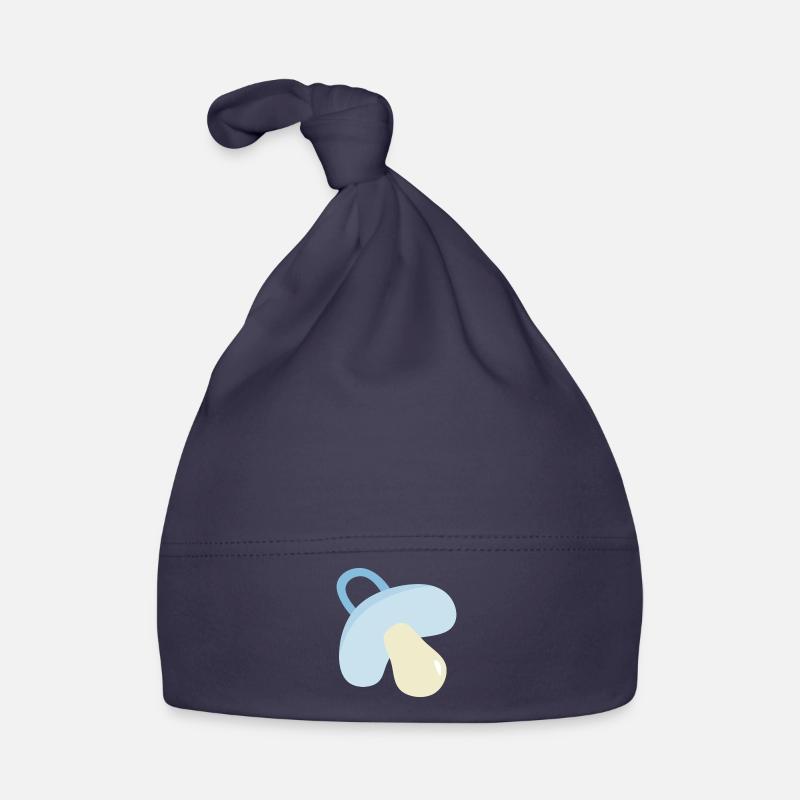 Schnuller Blau Baby Bio-Mütze