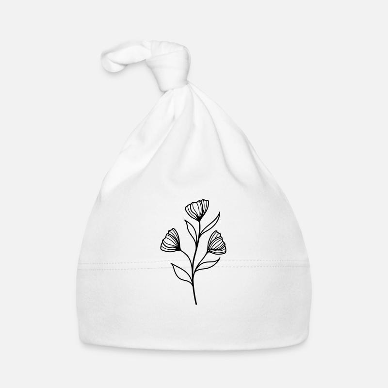 flower Organic Baby Cap