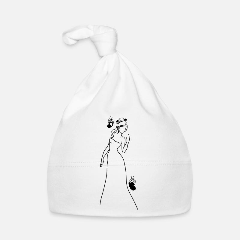 Braut Baby Bio-Mütze