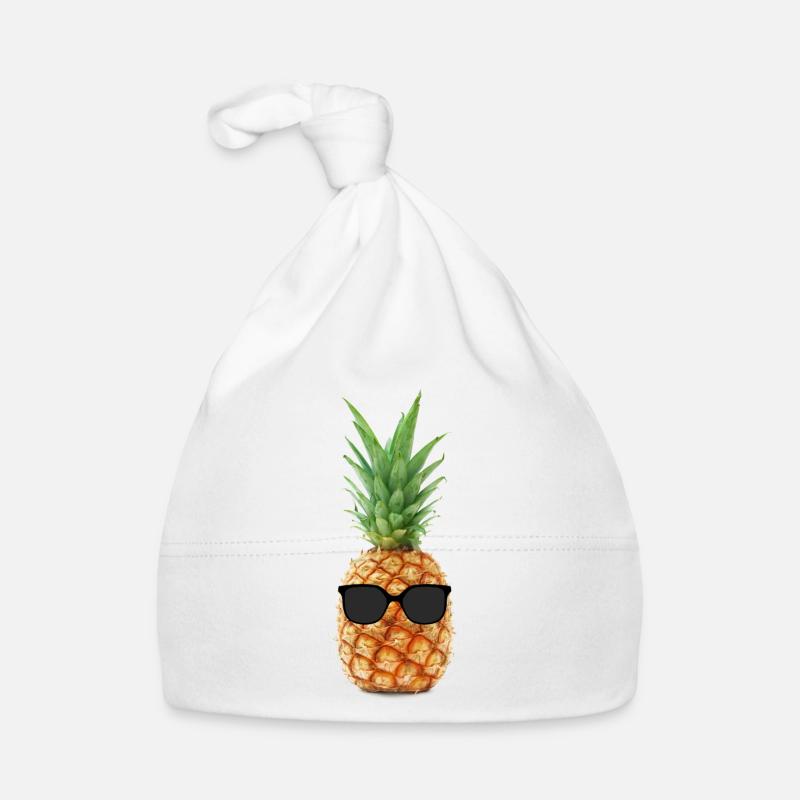 Ananas à lunettes Bonnet bio Bébé