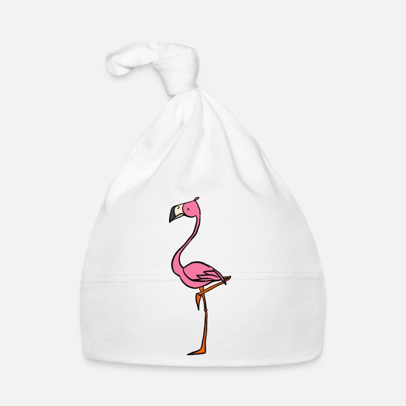 Flamingo Baby Bio-Mütze