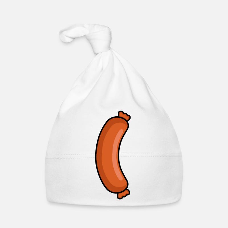 Leckere Wurst – Metzger Fleischfresser Design Baby Bio-Mütze