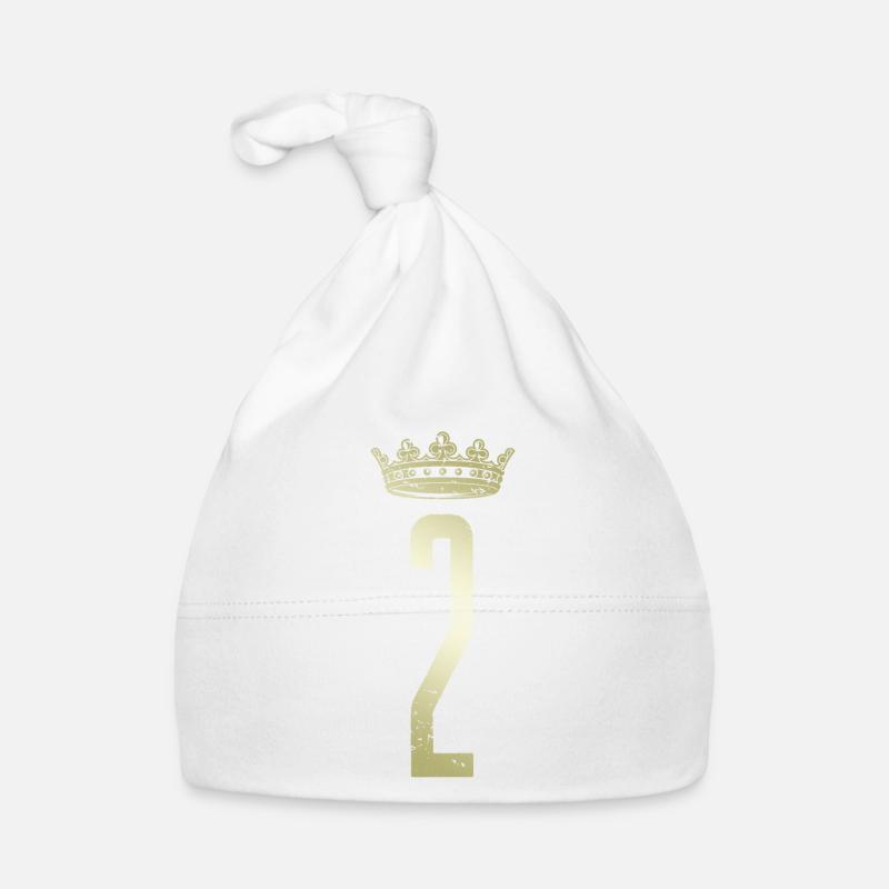 2 Nummer Krone Baby Bio-Mütze