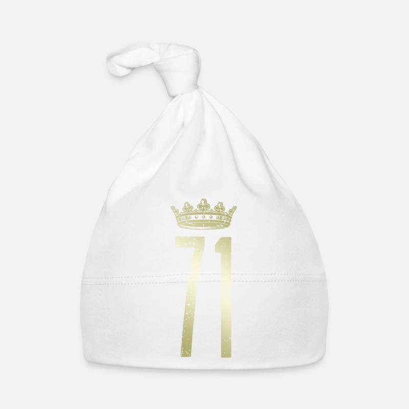71 Nummer Krone Baby Bio-Mütze
