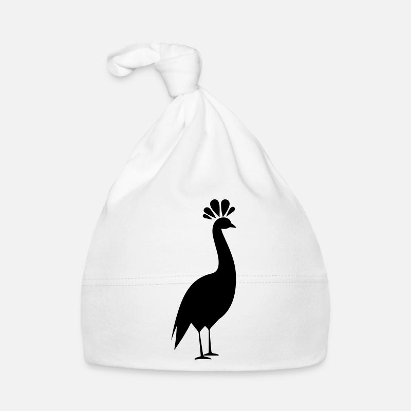 Little Peacock Organic Baby Cap