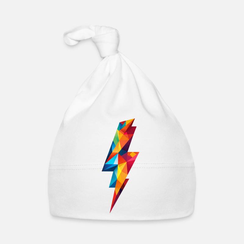 Flash Couleurs  - Bonnet bio Bébé - blanc
