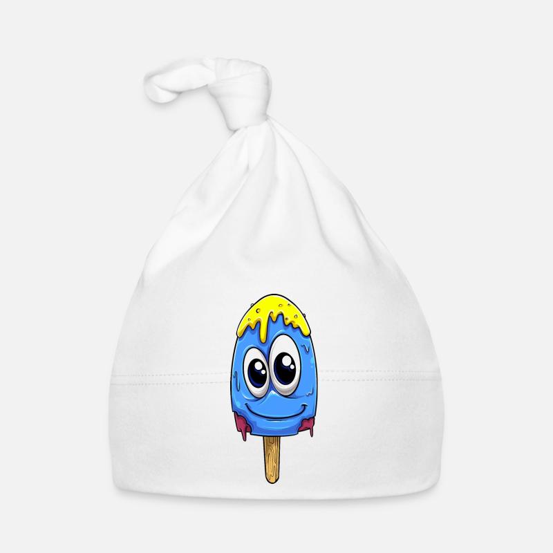 icecream blue Organic Baby Cap