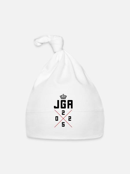 Jga 2025 Junggesellenabschied - Baby Bio-Mütze - Weiß - Vorne